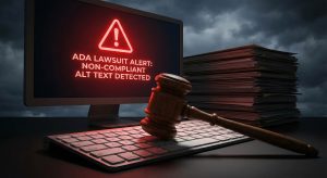 The Invisible Lawsuit: Why Your “Red Shirt” Alt Text Is a Legal Time Bomb